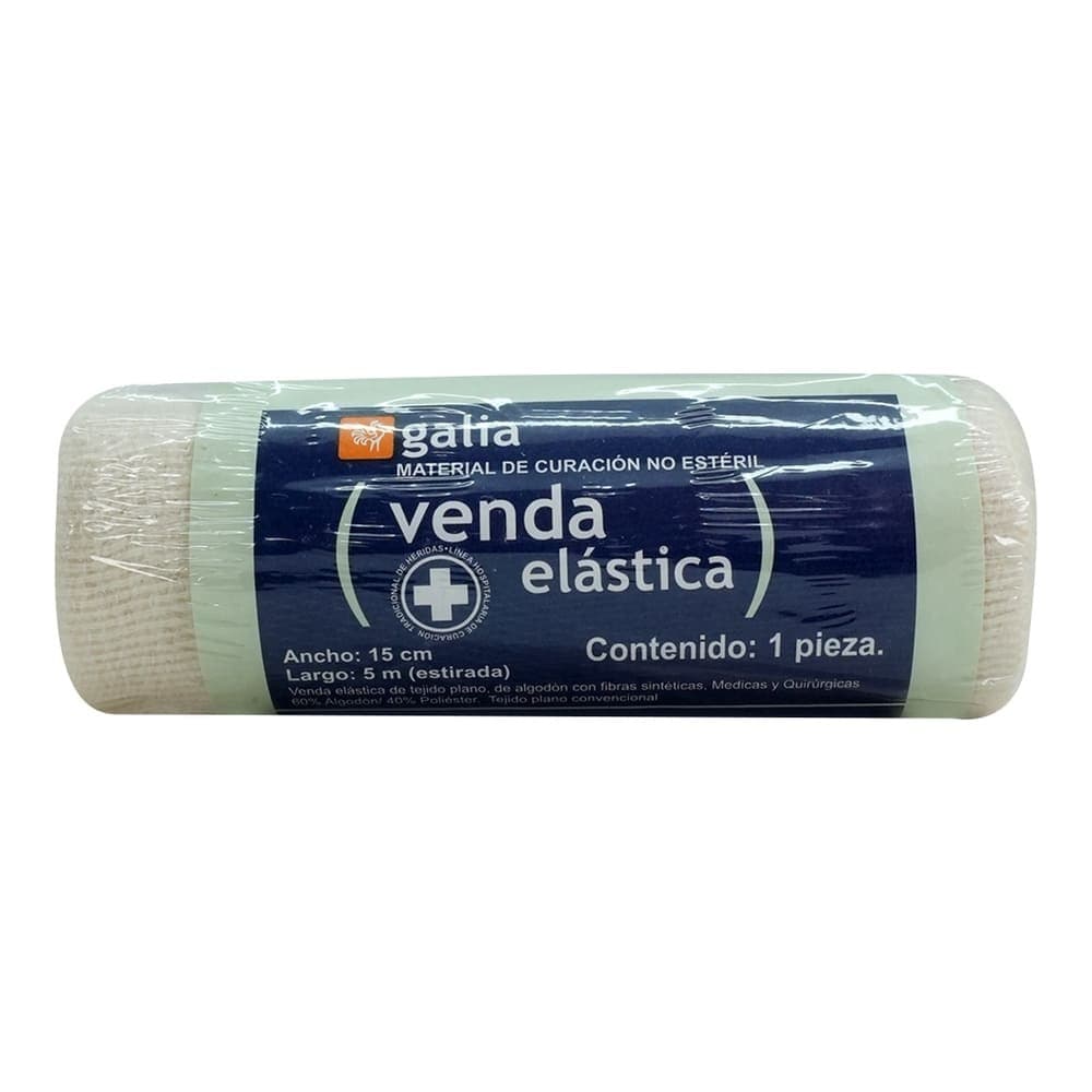 Venda Elástica (galia) A: 15cm. L: 5mt. C/1 Pza.