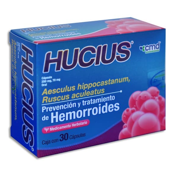 Hucius C/30 Caps. 250/70 Mg.