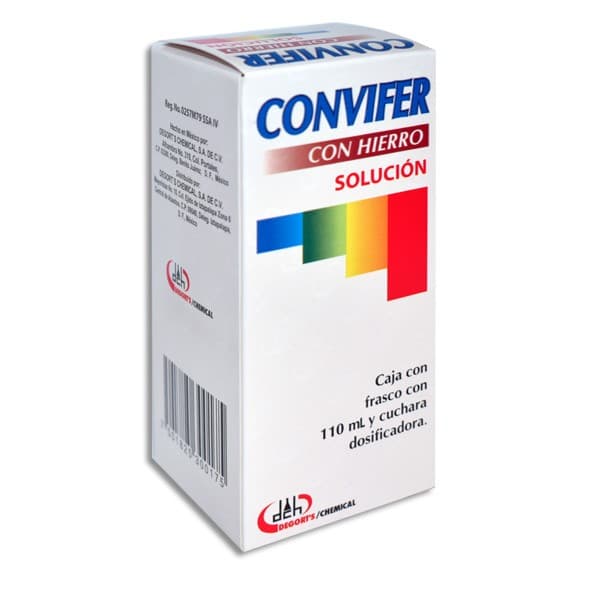 Convifer C/hierro Sol. Fco. 110 Ml.