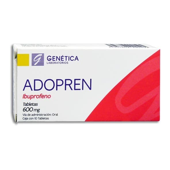 Adopren Cja. C/10 Tabs. 600 Mg.