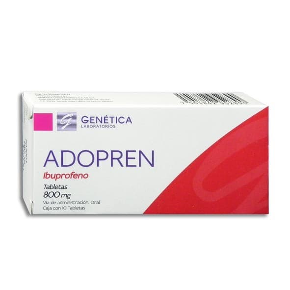 Adopren Cja. C/10 Tabs. 800 Mg.