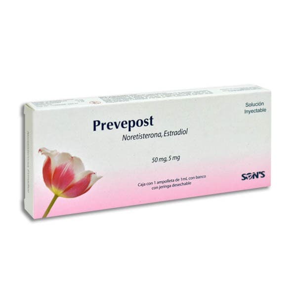 Prevepost Sol. Iny. C/1 Ampta. 50-5 Mg/1 Ml. y Jeringa.