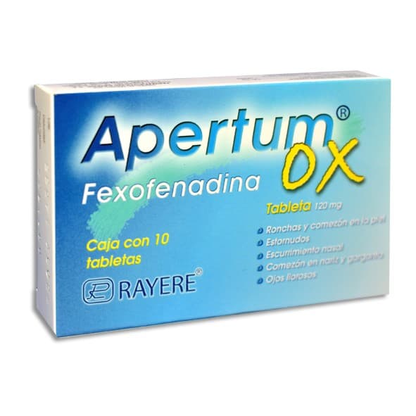 Apertum-ox C/10 Tabs. 120 Mg.
