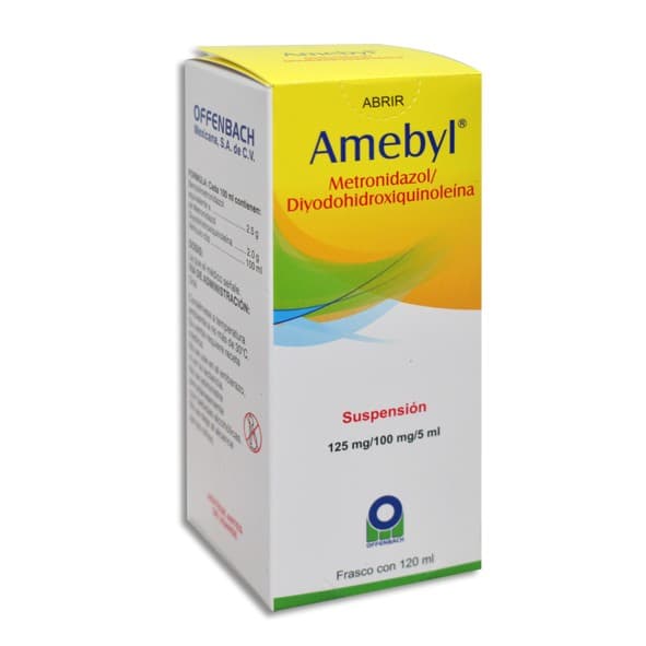 Amebyl Susp. Fco. 120 Ml. 125-100 Mg/5 Ml.