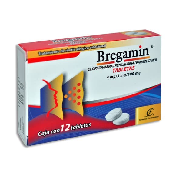 Bregamin Adulto C/12 Tabs. 4/5/500 Mg.