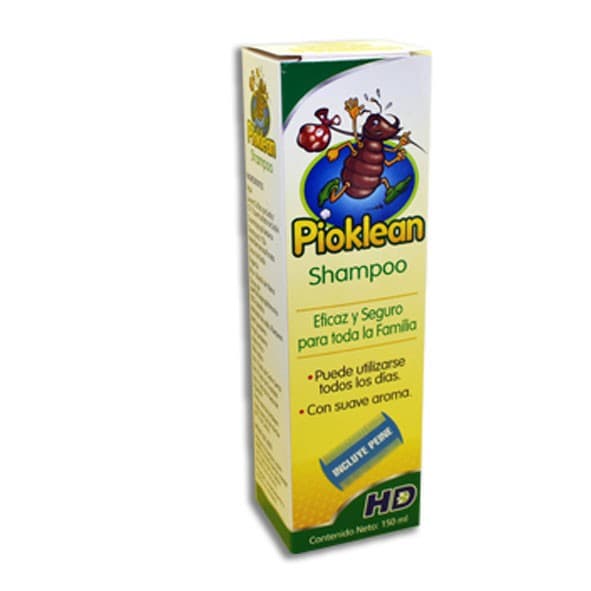 Pioklean Shampoo y Peine Fco. 150 Ml.