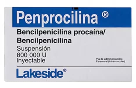 Penprocilina Susp. Iny. C/1 Fco. Amp. 800,000 U/2 Ml.