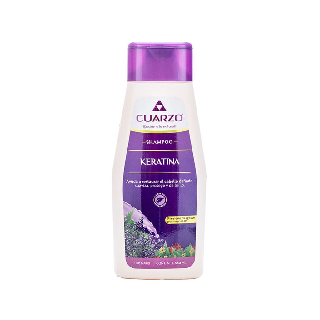Shampoo Keratina (cuarzo) 550 Ml.