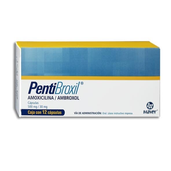 Pentibroxil C/12 Caps. 500/30 Mg.