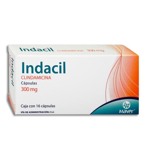 Indacil C/16 Caps. 300 Mg.