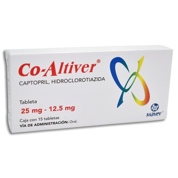 Co-altiver C/15 Tabs. 25/12.5 Mg.