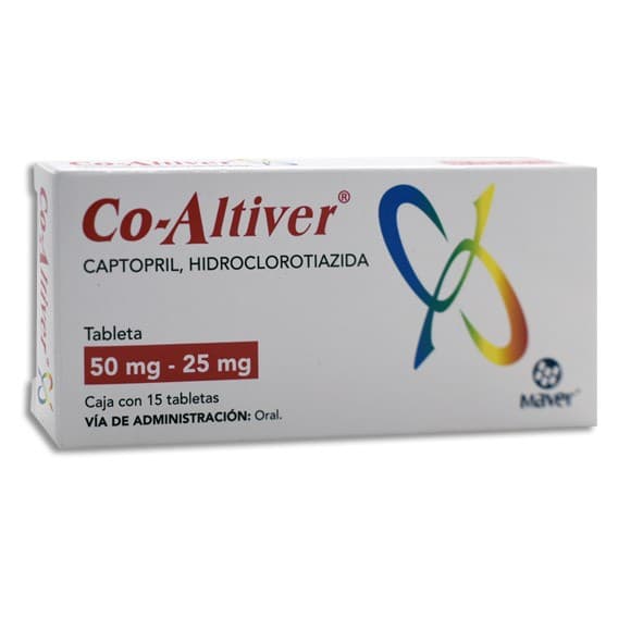 Co-altiver C/15 Tabs. 50/25 Mg.