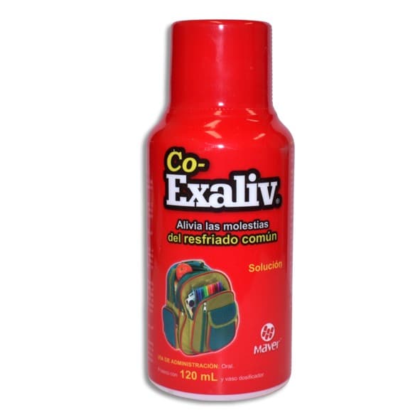 Co-exaliv Solución Fco. 120 Ml. 2.5-2.0-0.10-0.02 G/100 Ml.