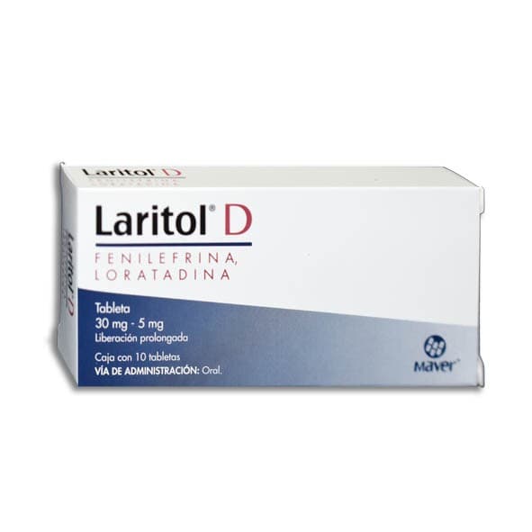 Laritol-d C/10 Tabs. L.p. 30-5 Mg.