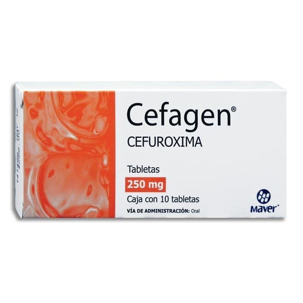 Cefagen C/10 Tabs. 250 Mg.