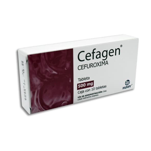 Cefagen C/10 Tabs. 500 Mg.