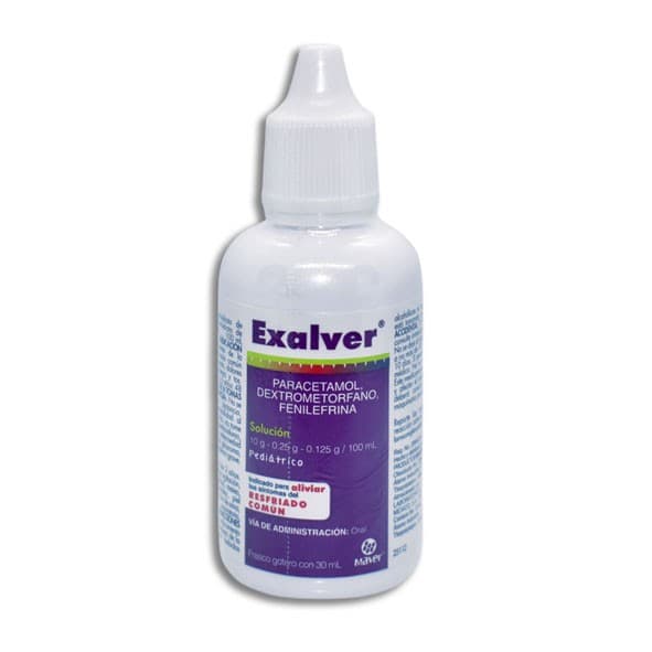 Exalver (pdf) Sol. Pedtco. Fco. Gotero 30 Ml. 10-0.25-0.125 G/100 Ml.