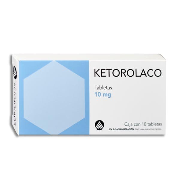 Ketorolaco (medigen) C/10 Tabs. 10 Mg.