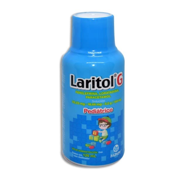 Laritol-g Sol. Pediátrico Fco. 120 Ml. 33.33 Mg-16.66 Mg-3.2 G/100 Ml.