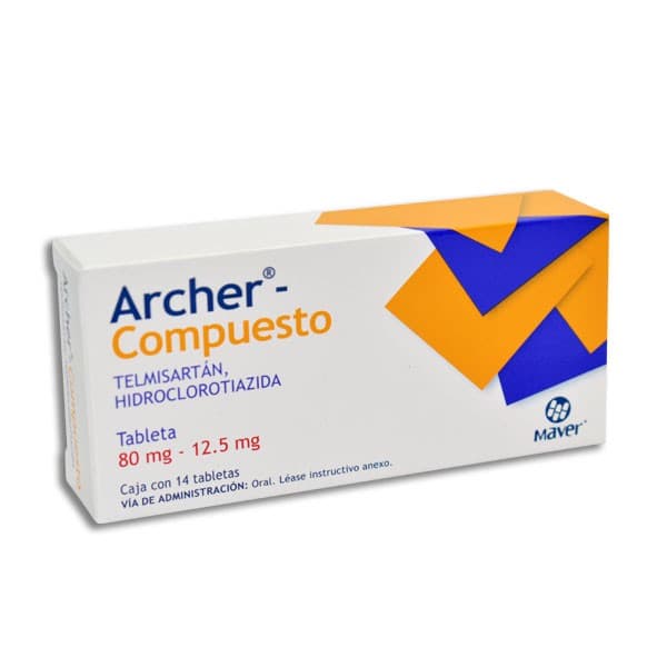 Archer Compuesto C/14 Tabs. 80/12.5 Mg.