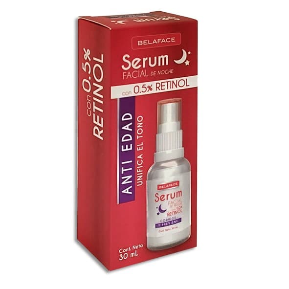 Belaface Serum Facial de Noche C/retinol Fco. 30 Ml.