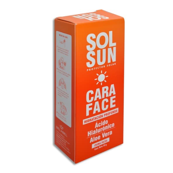 Sol Sun Cara Face Fps 50+ Crema Facial Tubo 50 G.