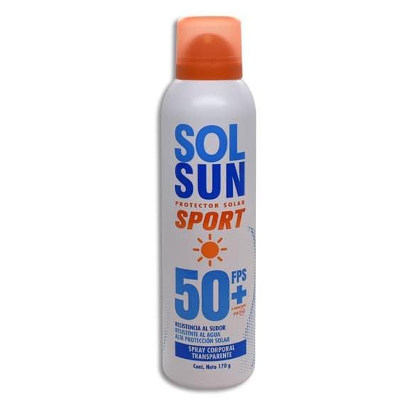 Sol Sun Sport Protector Solar Fps 50+ Spray Corporal Fco. 170 G.