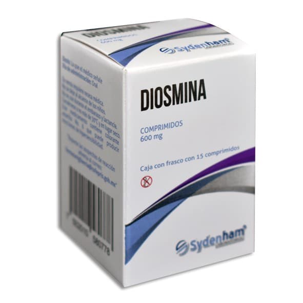 Diosmina (sydenham) C/15 Comps. 600 Mg.
