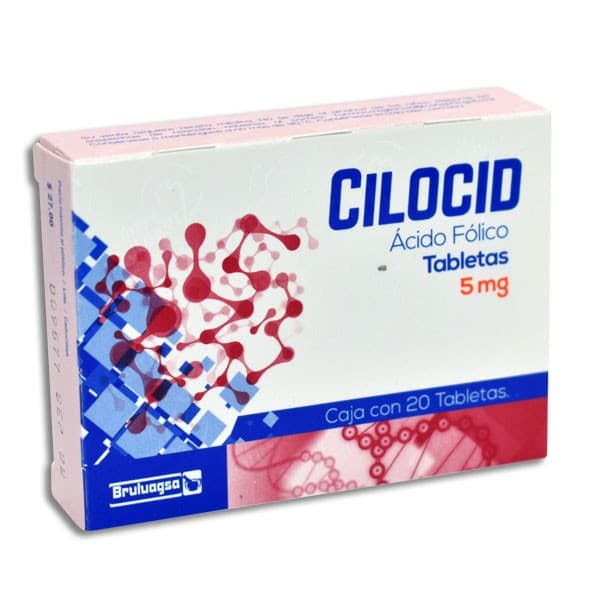 Cilocid C/20 Tabletas 5 Mg.