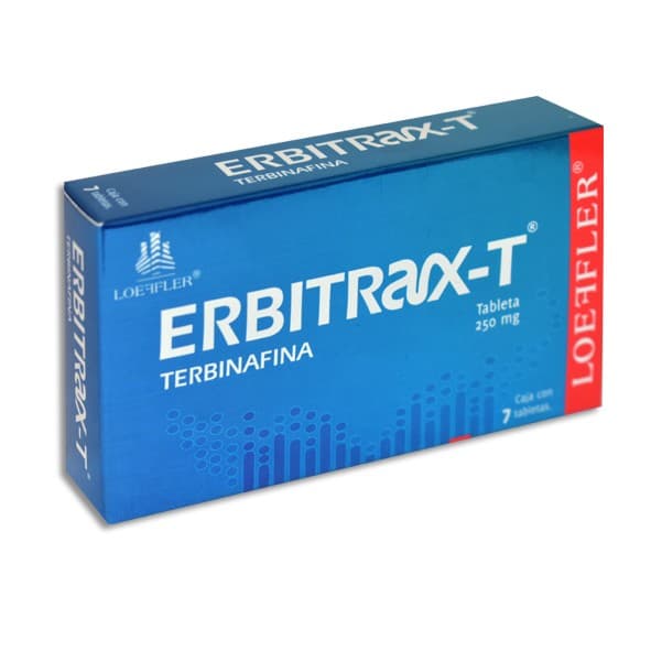 Erbitrax-t C/ 7 Tabs. 250 Mg.