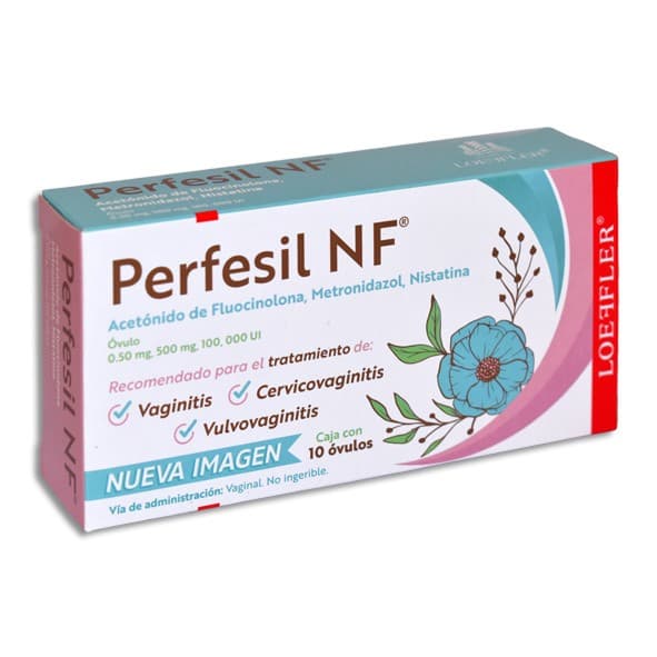 Perfesil Nf C/10 Ovulos 0.5 Mg/500 Mg/100,000 Ui.
