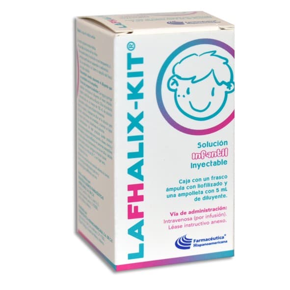 Lafhalix-kit Sol. Iny. Infantil C/1 Fco. Amp. 5 Ml.