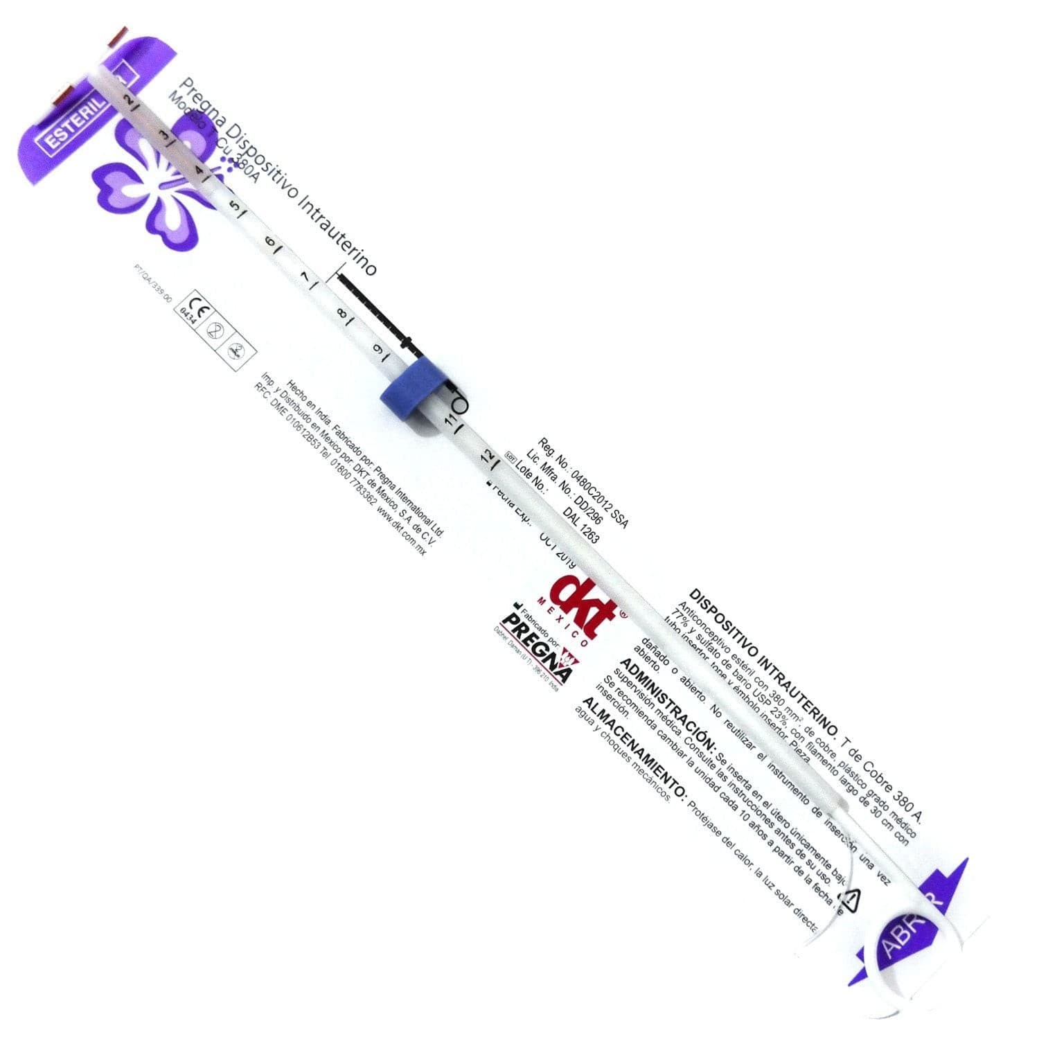 Dispositivo Intrauterino Pregna Standard (t Cu 380a) C/1 Pza.