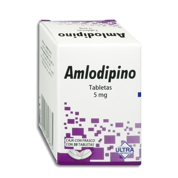 Amlodipino (ultra) C/ 30 Tabs. 5 Mg.