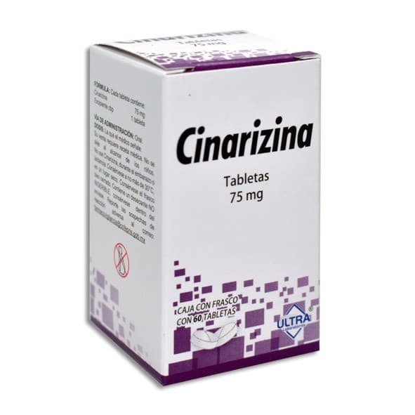 Cinarizina (ultra) C/60 Tabs. 75 Mg.