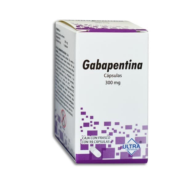 Gabapentina (ultra) C/15 Caps. 300 Mg.