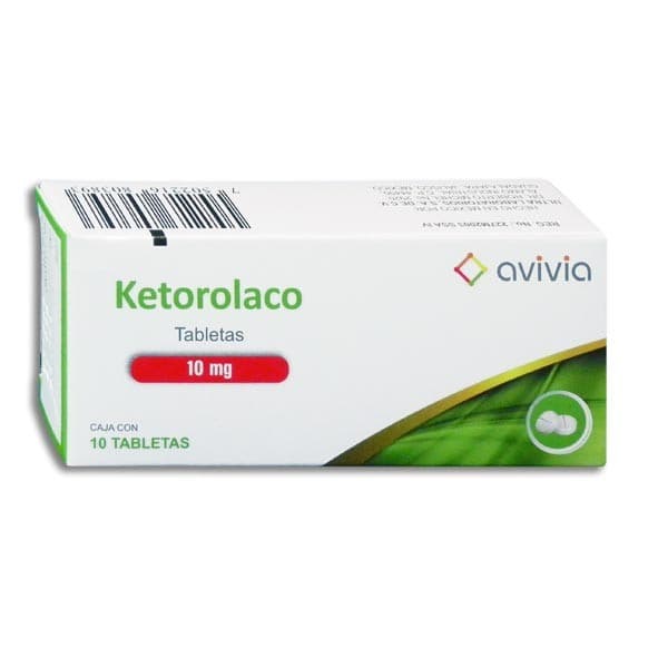 Ketorolaco (avivia) C/10 Tabs. 10 Mg.