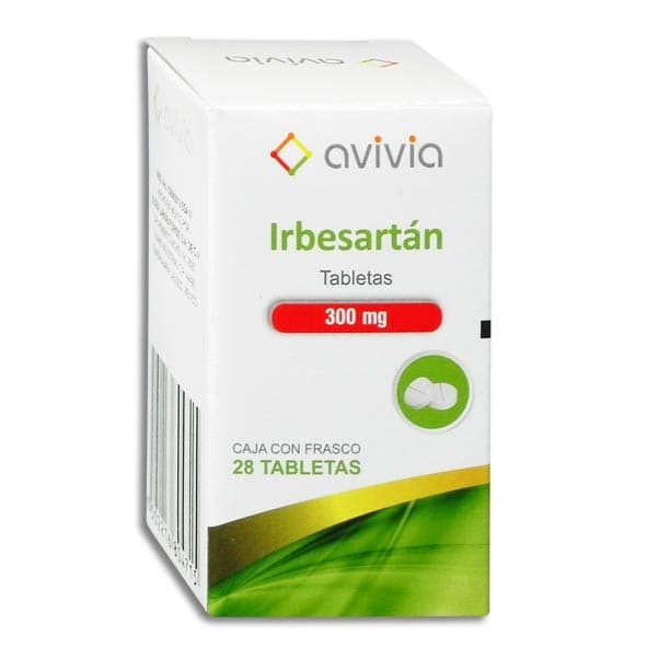 Irbesartán (avivia) C/28 Tabs. 300 Mg.