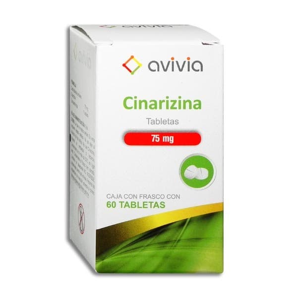 Cinarizina (avivia) C/60 Tabs. 75 Mg.