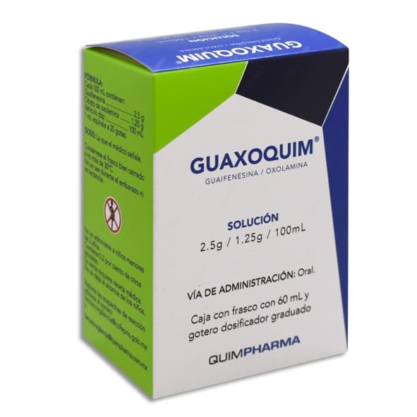 Guaxoquim Solución Fco. Gotero 60 Ml. 2.5-1.25 G/100 Ml.