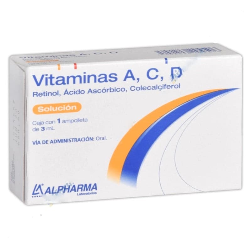 Retinol/ácido Ascórbico/colecalciferol (alpharma) Sol. Oral C/1 Ampta. 3 Ml.