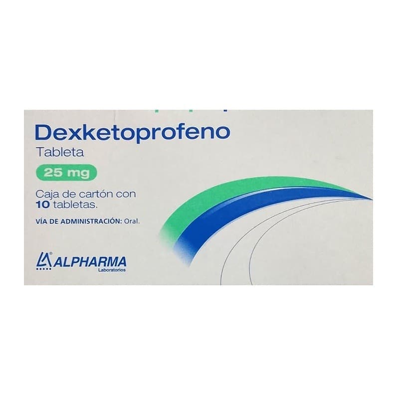 Dexketoprofeno (alpharma) C/10 Tabs. 25 Mg.