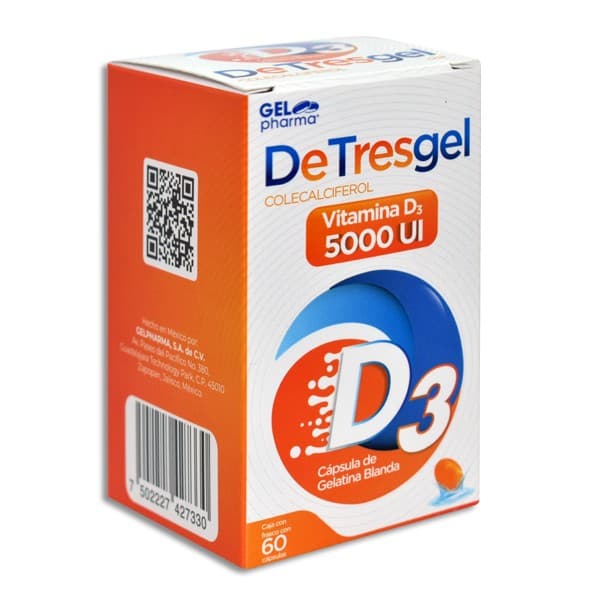 Detresgel C/60 Caps. 5000 Ui.