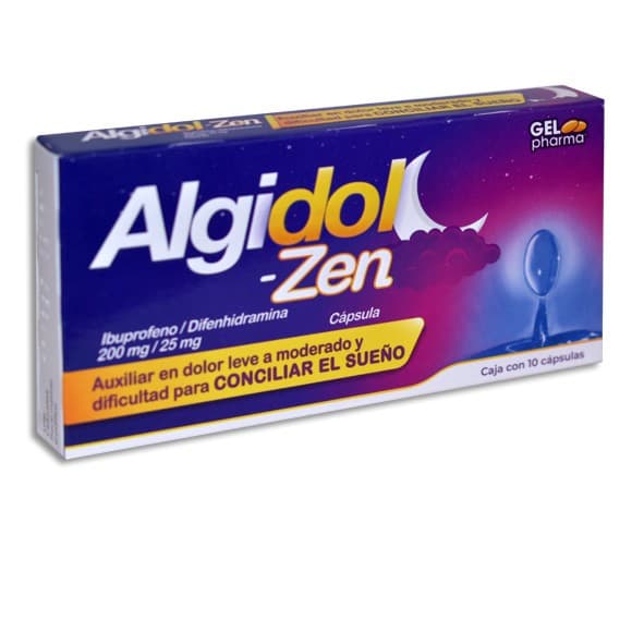 Algidol Zen C/10 Caps. 200/25 Mg.