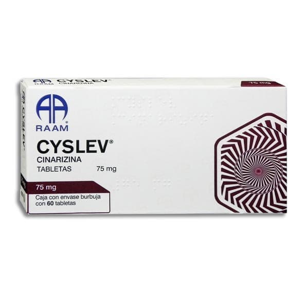 Cyslev C/60 Tabs. 75 Mg.