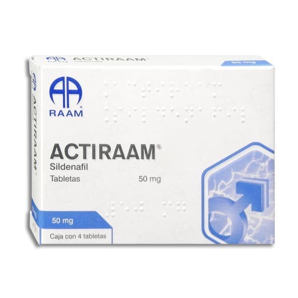 Actiraam C/ 4 Tabs. 50 Mg.