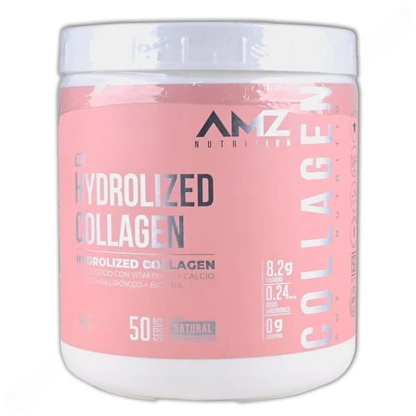 Colágeno Hidrolizado/vitamina C/calcio/ac Hialurónico/biotina (amz) Bote 500 G.