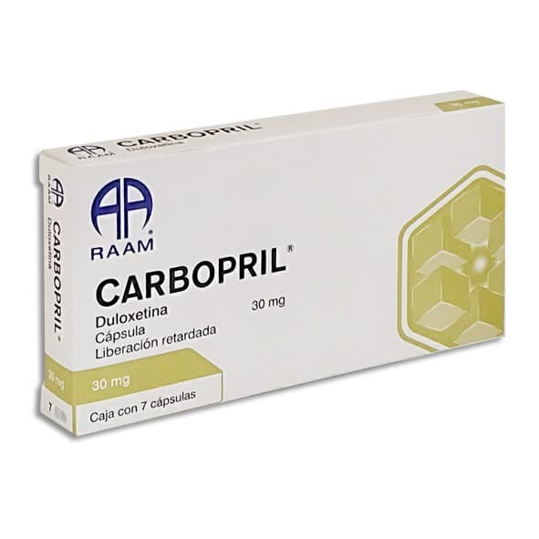 Carbopril C/ 7 Caps. L.r. 30 Mg.