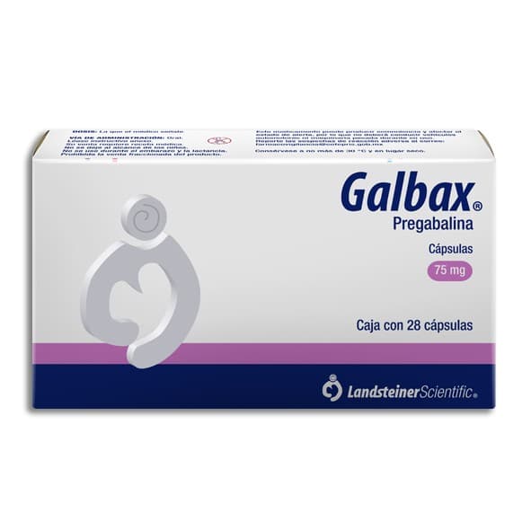 Galbax C/28 Caps. 75 Mg.