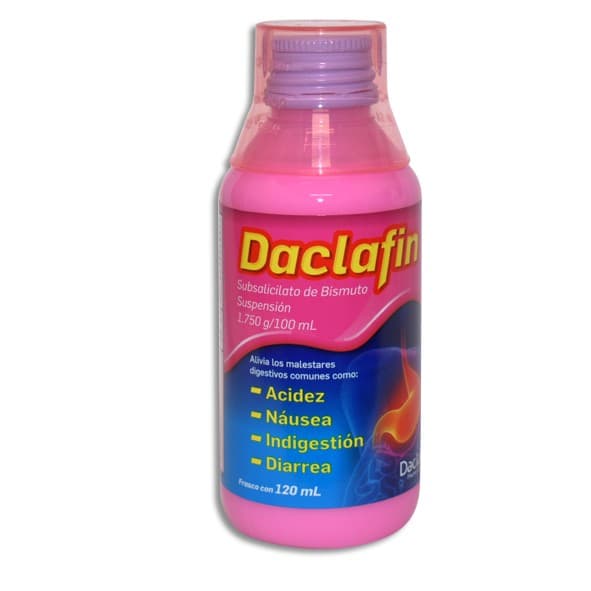 Daclafin Susp. Fco. 120 Ml. 1.750 G/100 Ml. (262.5mg/15ml.)
